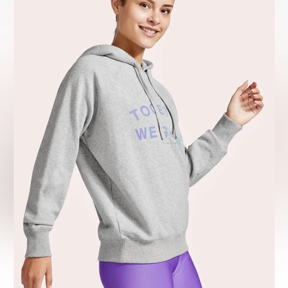 Spiritual Gangster X Peloton Hoodie Gray Together We Go Far size Medium - Picture 4 of 10